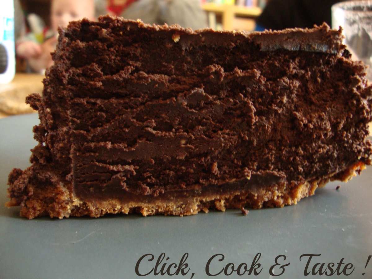 Cheesecake chocolat noir - framboise