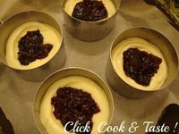 Minis cheesecakes chocolat blanc - framboise façon Starbucks