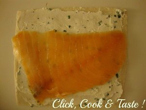 Makis de pain de mie : saumon, avocat et fromage frais