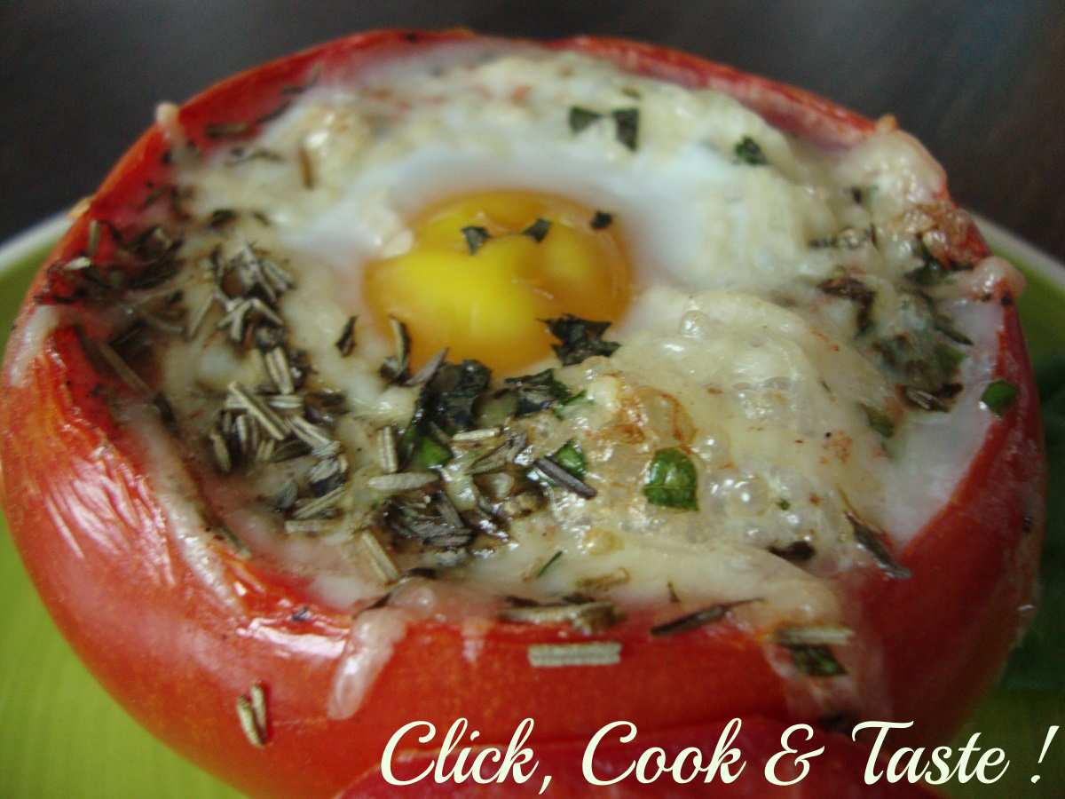 Oeuf cocotte en tomate