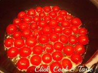 Tarte tatin à la tomate (cerise)