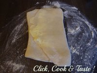La pâte feuilletée (étapes par étapes)