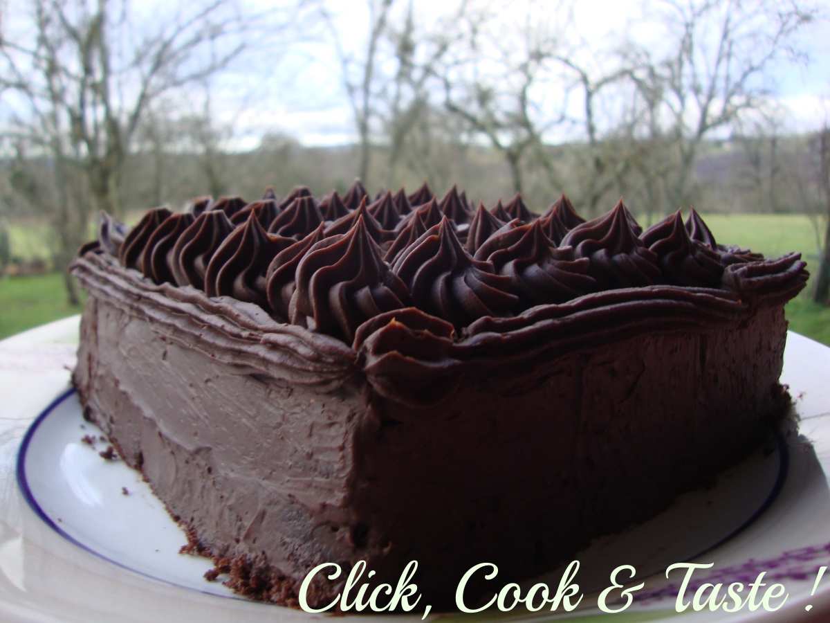 Layer cake terriblement chocolat