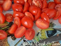 Pâtes au chorizo et tomates cerises